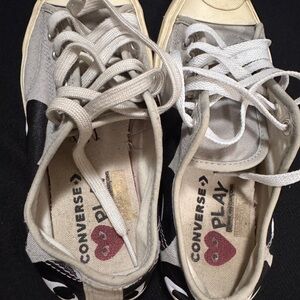 Converse Kids Shoes - Gray and White